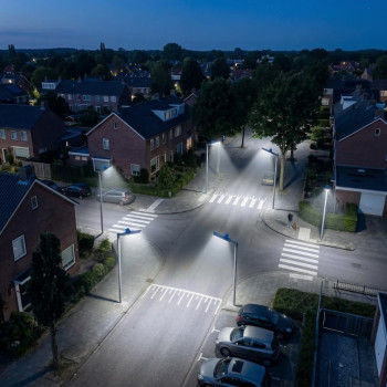 Proiector Stradal LED 100W cu Senzor Crepuscular