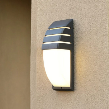 Aplica perete LED 15W de exterior BF090, 3000K, lumina calda