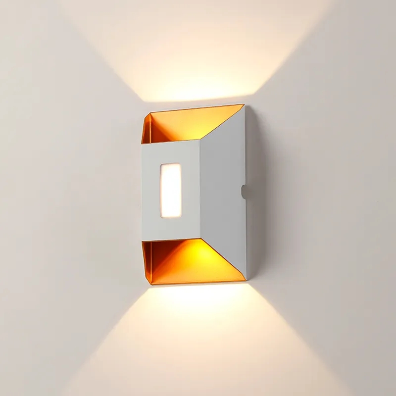 Aplica LED perete, exterior, 12W, 3000K, BF253, aluminiu, alb Aplica LED perete, exterior, 12W, 3000K, BF253, aluminiu, alb