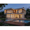 Aplică LED de Perete Exterior, Liniară Ondulată, Iluminat Sus-Jos, Lumină Caldă, Alb Mat și Bronz, 14 cm