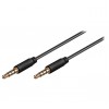 Cablu Jack 3.5mm tata-tata, 1.5m, negru