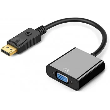 Cablu convertor Displayport tata la VGA mama, contacte aurite