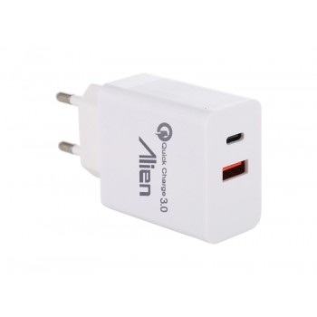 Incarcator priza, Quick Charge 3.0, PD Charge, USB + tip C