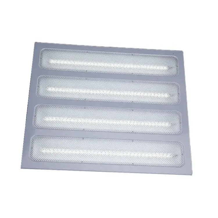 Panou incastrat, LED, 96W, 60x60 cm, tip grilaj, 9600Lm, 6500K