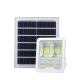 Proiector cu panou solar si telecomanda, LED SMD,  100W, sticla securizata, alb