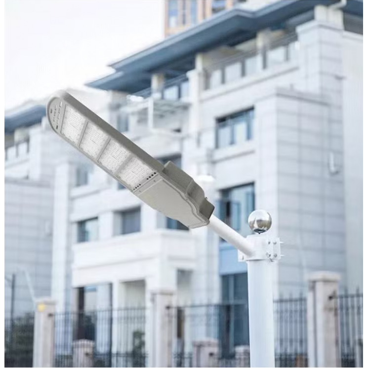 Lampa stradala LED, 50W, 6000LM, gri, IP65, 6500K lumina alb rece