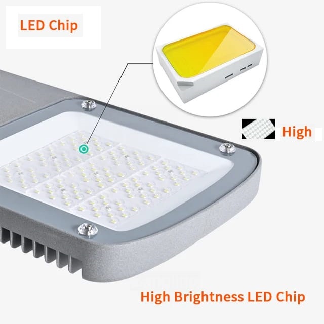 Lampa LED, 200W, iluminat stradal, 28000Lm, IP65, 6500K, sticla securizata