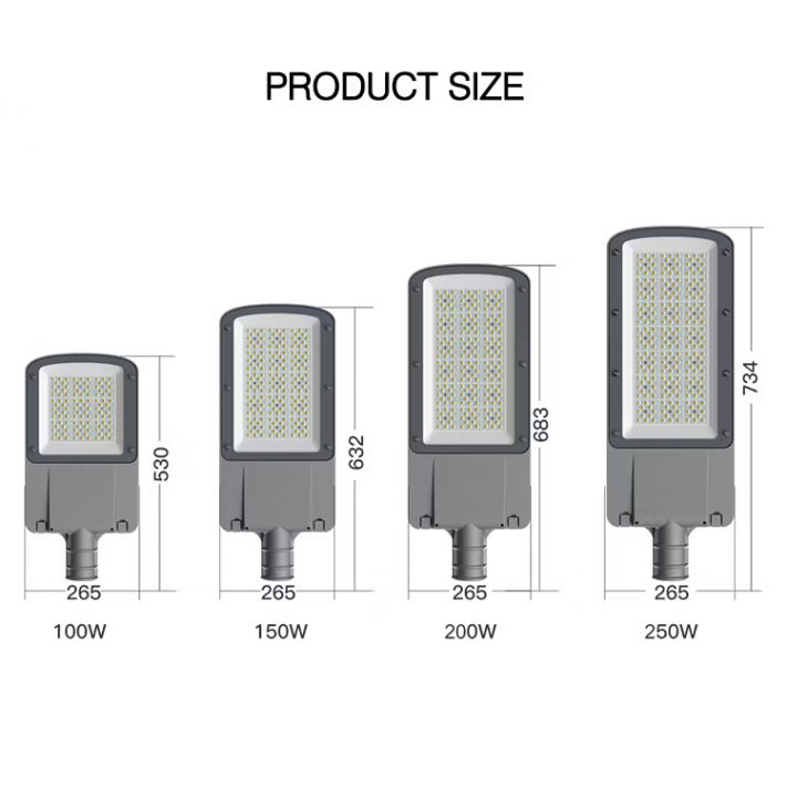 Lampa LED, iluminat stradal, 100W, 14000Lm, IP65, 6500K, sticla securizata Lampa LED, iluminat stradal, 100W, 14000Lm, IP65, 6500K, sticla securizata
