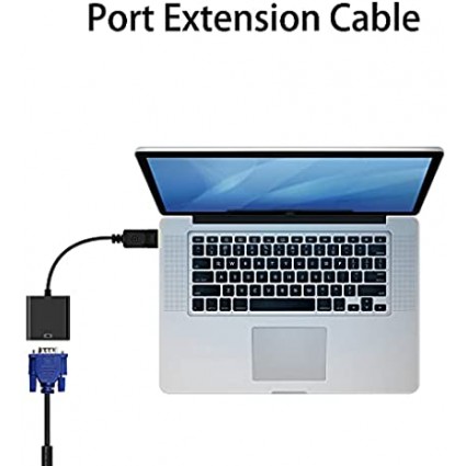 Cablu convertor Displayport tata la VGA mama, contacte aurite Cablu convertor Displayport tata la VGA mama, contacte aurite