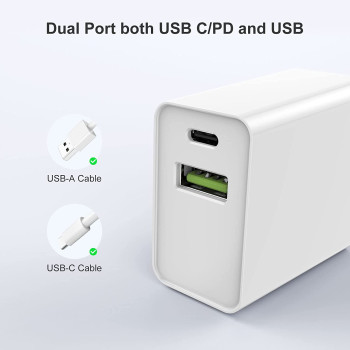 Incarcator priza, Quick Charge 3.0, PD Charge, USB + tip C