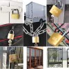 Lacat din otel galben, 50mm, 3 chei Lacat din otel galben, 50mm, 3 chei