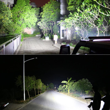 Proiector auto LED bar cu suport, OffRoad 120W - 40 leduri, 6CM, negru