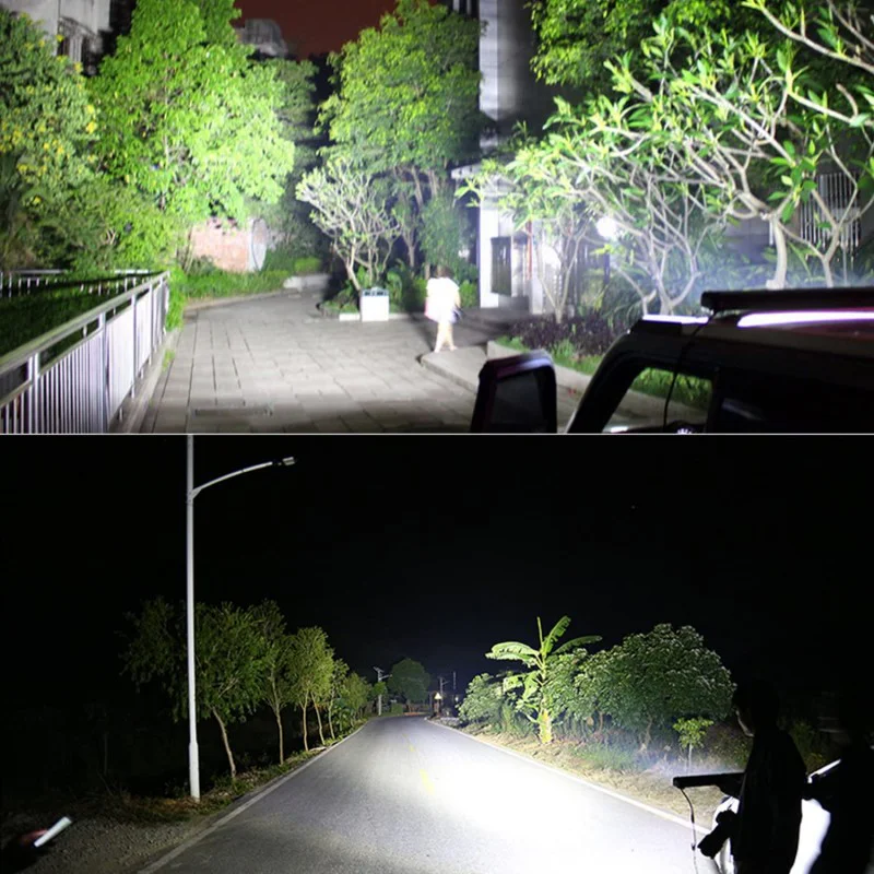 Proiector auto LED bar cu suport, OffRoad 120W - 40 leduri, 6CM, negru