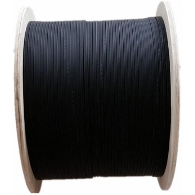 Cablu fibra optica FTTH, cu sufa, manta ignifuga, 2000 metri/rola Cablu fibra optica FTTH, cu sufa, manta ignifuga, 2000 metri/rola