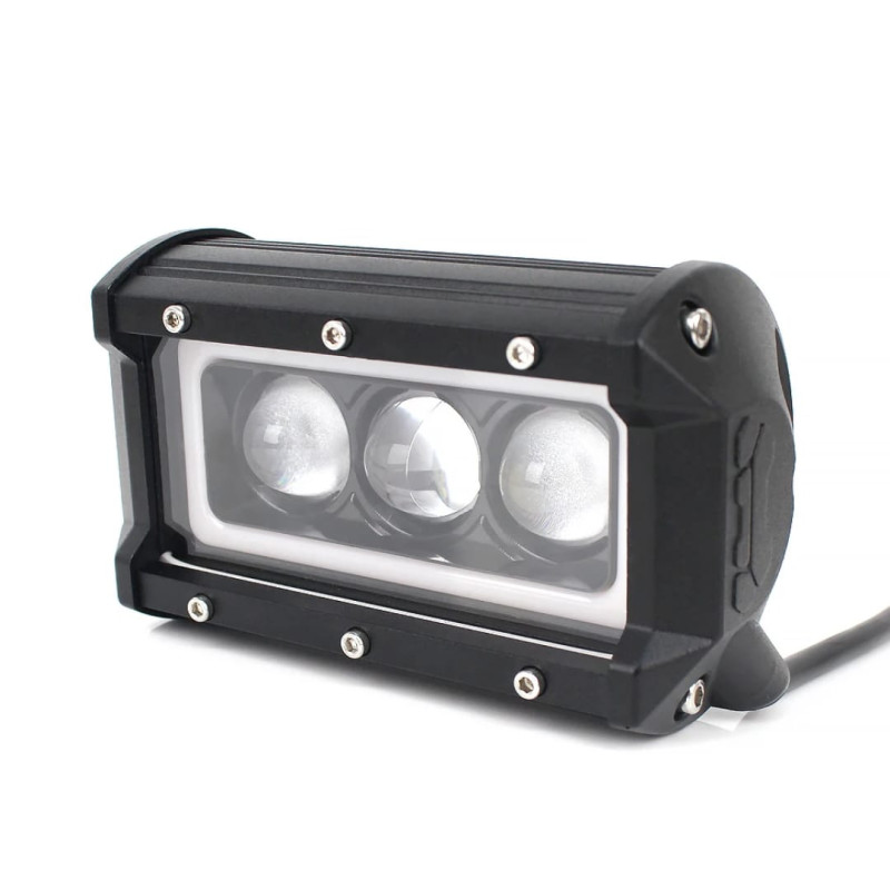 Proiector auto, led bar, bicolor, 150W 13CM, IP67, 10-30V, Hiper lupa 9D