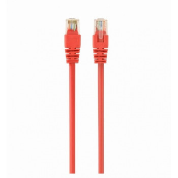 Cablu UTP cu mufe patch cord CAT5E 1.5m, rosu
