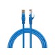Cablu UTP cu mufe patch cord CAT5E 5m, albastru