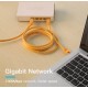 Cablu UTP cu mufe patch cord CAT5E 5m, intex, portocaliu