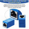 Set 10 bucăți Adaptor Conector UTP/FTP pentru Cablu Internet, Cuplă Prelungitor Rețea RJ45, 8 Pini