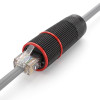 Cuplă RJ45 de Exterior pentru Prelungire Cablu Rețea UTP/FTP, CAT5e/CAT6, IP68