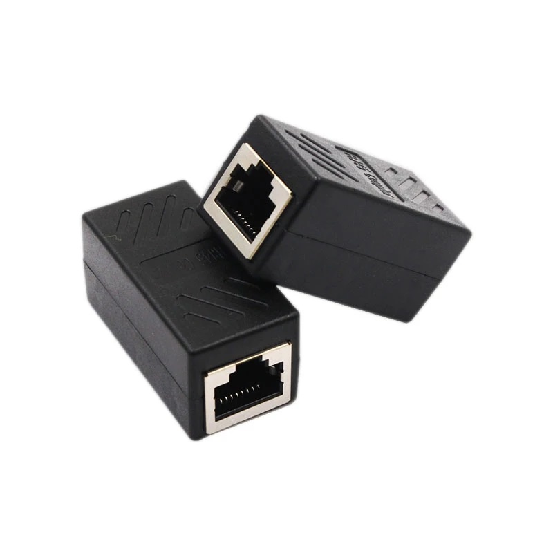 Adaptor prelungire UTP, FTP CAT5A, CAT6A mama-mama ecranat, negru Adaptor prelungire UTP, FTP CAT5A, CAT6A mama-mama ecranat, negru