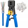 Set cleste sertizare + 10 conectori UTP Pass Through Set cleste sertizare + 10 conectori UTP Pass Through