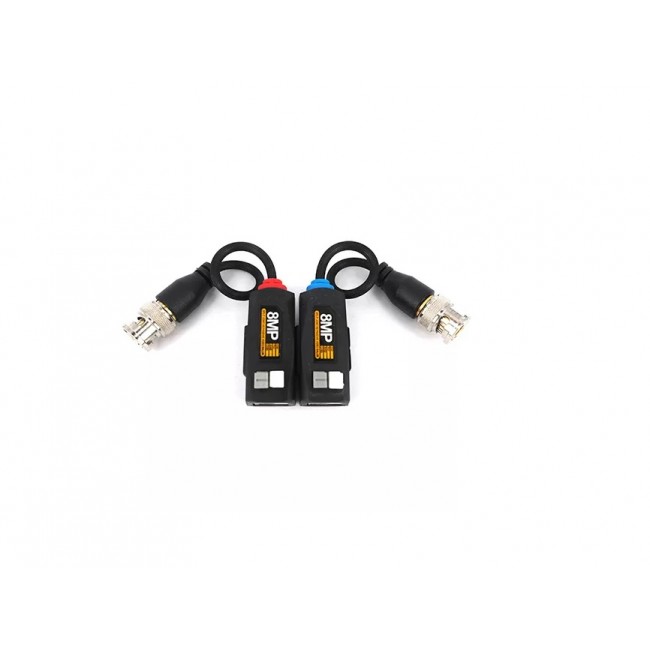 Video Balun 8MP- 4K, AHD-CVI-TVI-CVBS press fit Video Balun 8MP- 4K, AHD-CVI-TVI-CVBS press fit