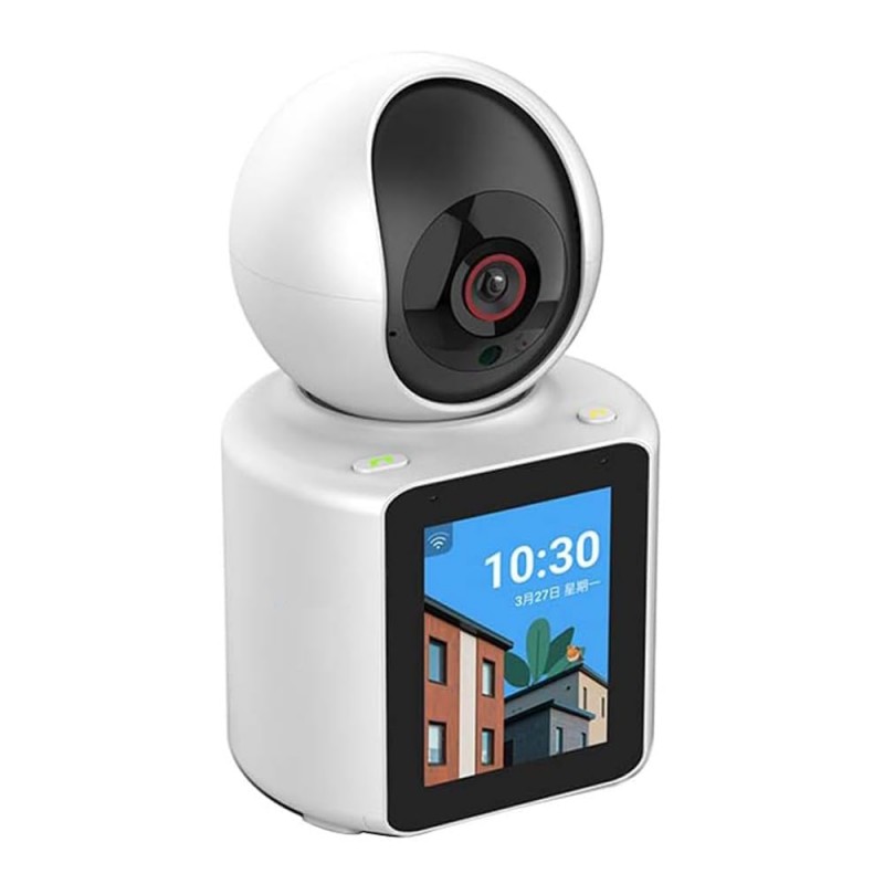 Camera de supraveghere, cu apelare bidirectionala, monitorizare video si audio,  baby monitor FULL HD, 3MP, ecran si senzor miscare