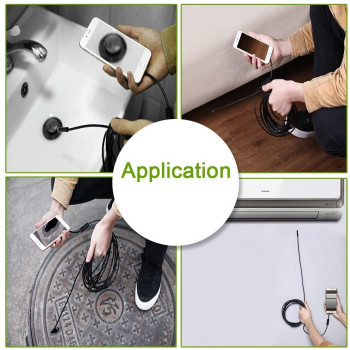 Camera endoscop Android, PC, inspectie video, USB, 5M, impermeabila IP67