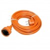 Cablu prelungitor 3x1.5mm cu cupla, 20m, portocaliu