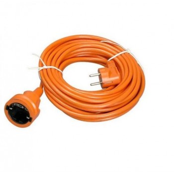 Cablu prelungitor 3x1.5mm cu cupla, 20m, portocaliu