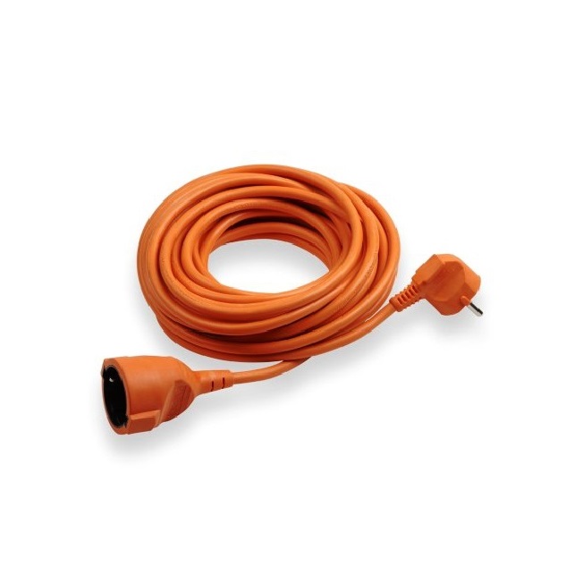 Cablu prelungitor 3x1.5mm cu cupla, 5m, portocaliu