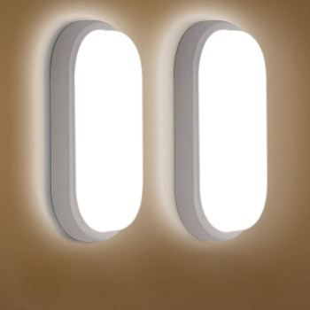 Aplica LED exterior,22W, 1760 Lm, IP54, lumina rece, Oval