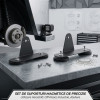 Set 2 Suporturi Magnetice Heavy-Duty cu Bază Dublă pentru Bară LED și Proiectoare, Fără Găurire