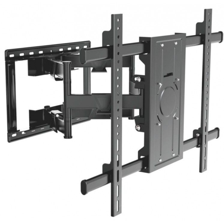 Suport TV, de perete, 75"-120", cu brat dublu robust, Full Motion, ecran curbat, LED/LCD/PLASMA/CURVED