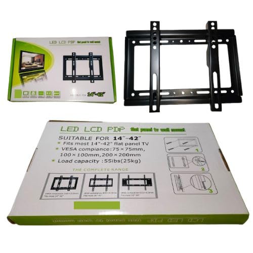 Suport TV de Perete Fix, pentru LED/LCD/Smart TV, Max 25kg, VESA 200x200