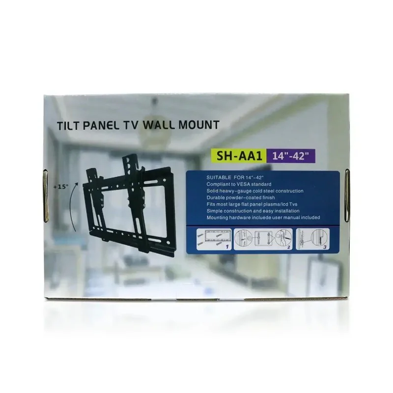 Suport TV de Perete Reglabil cu Braț, pentru LED/LCD/Smart TV, Max 25kg, VESA 200x200