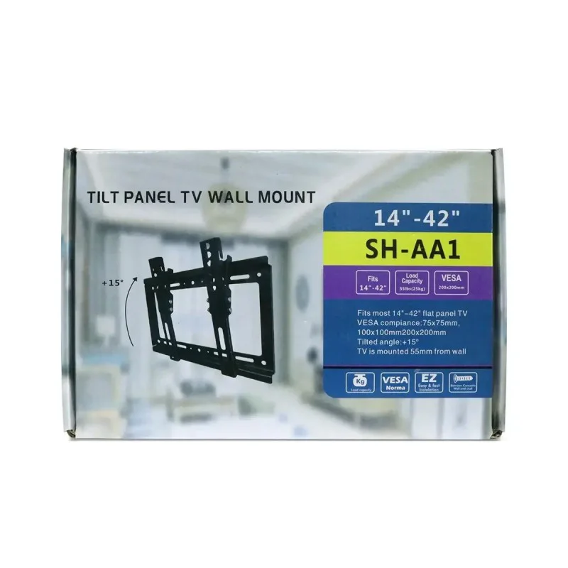Suport TV de Perete Reglabil cu Braț, pentru LED/LCD/Smart TV, Max 25kg, VESA 200x200