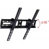 Suport TV de Perete Fix cu Inclinare, pentru LED/LCD/Smart TV, Max 40kg, VESA 600x400