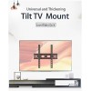 Suport TV de Perete Fix cu Inclinare, pentru LED/LCD/Smart TV, Max 40kg, VESA 600x400