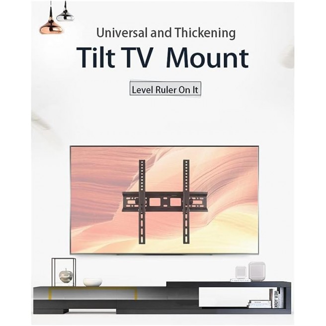 Suport TV de Perete Fix cu Inclinare, pentru LED/LCD/Smart TV, Max 40kg, VESA 600x400