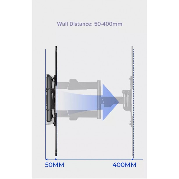 Suport TV de Perete Fix, pentru LED/LCD/Smart TV, VESA 400x400