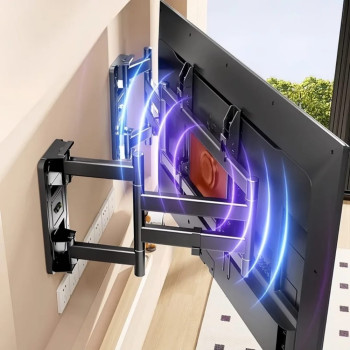 Suport TV de Perete Reglabil cu Braț, pentru LED/LCD/Smart TV, 85 Inch, Max 160kg, VESA 900x600