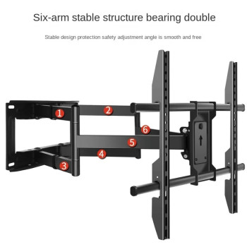 Suport TV de Perete Reglabil cu Braț, pentru LED/LCD/Smart TV, Max 150kg, VESA 900x600 Suport TV de Perete Reglabil cu Braț, pentru LED/LCD/Smart TV, Max 150kg, VESA 900x600