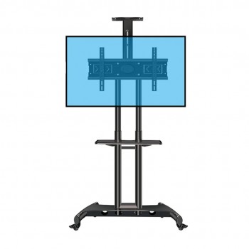 Stand TV Mobil, pentru LED/LCD/Smart TV, Max 90kg, VESA 800x500
