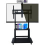 Stand TV Mobil și Table Interactive, 98"-150" (248-380 cm), VESA max. 1200x600 mm, Model Extra-Large, Heavy-Duty