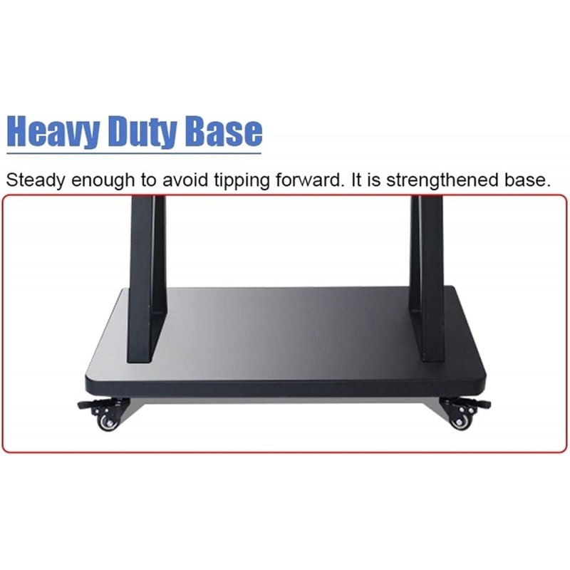 Stand TV mobil, 98"-150", VESA 1200x600mm, cu roti blocabile, suporta max.150Kg Stand TV mobil, 98"-150", VESA 1200x600mm, cu roti blocabile, suporta max.150Kg