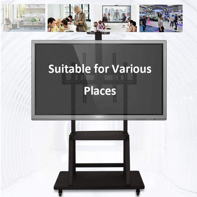 Stand TV mobil, 98"-150", VESA 1200x600mm, cu roti blocabile, suporta max.150Kg Stand TV mobil, 98"-150", VESA 1200x600mm, cu roti blocabile, suporta max.150Kg