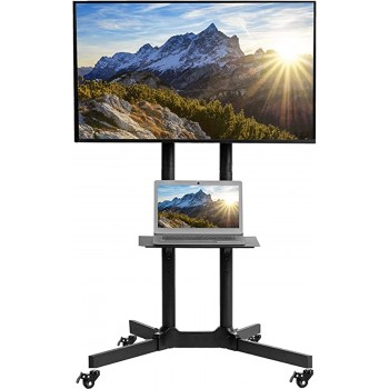 Stand TV Mobil Profesional 32" - 65" (81 cm - 165 cm),VESA 600x400 pentru LED/LCD/Smart TV, Max 50kg,