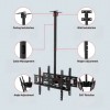 Suport TV de Tavan Reglabil cu Braț, pentru LED/LCD/Smart TV, Max 60kg, VESA 200x200